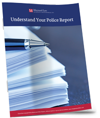 Cover of Maynard Law content offer titled "Understand Your Police Report."